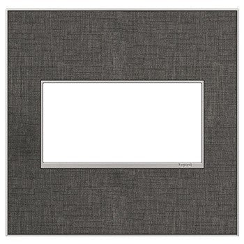 Adorne Gang Wall Plate in Slate Linen - available from The Lighting Shoppe, trusted by Canadian homeowners