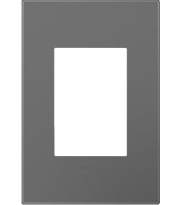 Adorne Gang Wall Plate in Magnesium - available from The Lighting Shoppe, trusted by Canadian homeowners