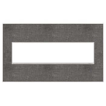 Adorne Gang Wall Plate in Slate Linen - available from The Lighting Shoppe, trusted by Canadian homeowners