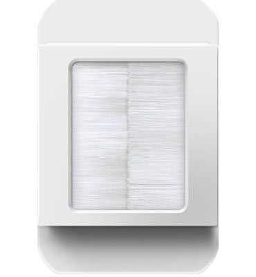 Adorne In-Wall Cable Access Port in White - available from The Lighting Shoppe, trusted by Canadian homeowners