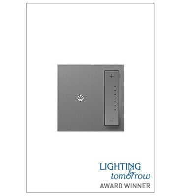 Adorne Tru-Universal Dimmer in Magnesium - available from The Lighting Shoppe, trusted by Canadian homeowners