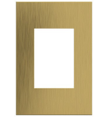 Adorne Wall Plate in Brushed Satin Brass - available from The Lighting Shoppe, trusted by Canadian homeowners