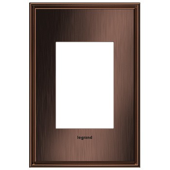 Adorne Wall Plate in Matte Antique Copper - available from The Lighting Shoppe, trusted by Canadian homeowners