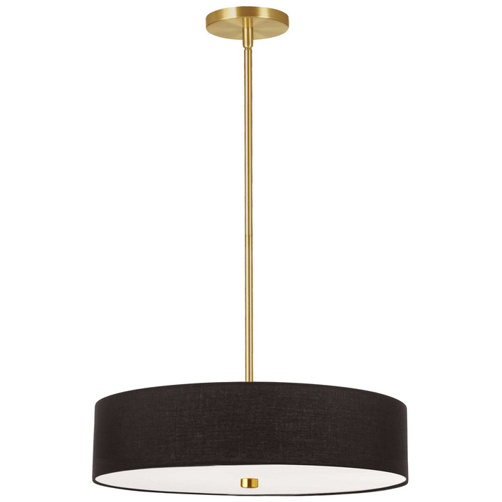 Dainolite Canada - 571-204P-AGB-BK - Four Light Pendant - Everly - Black