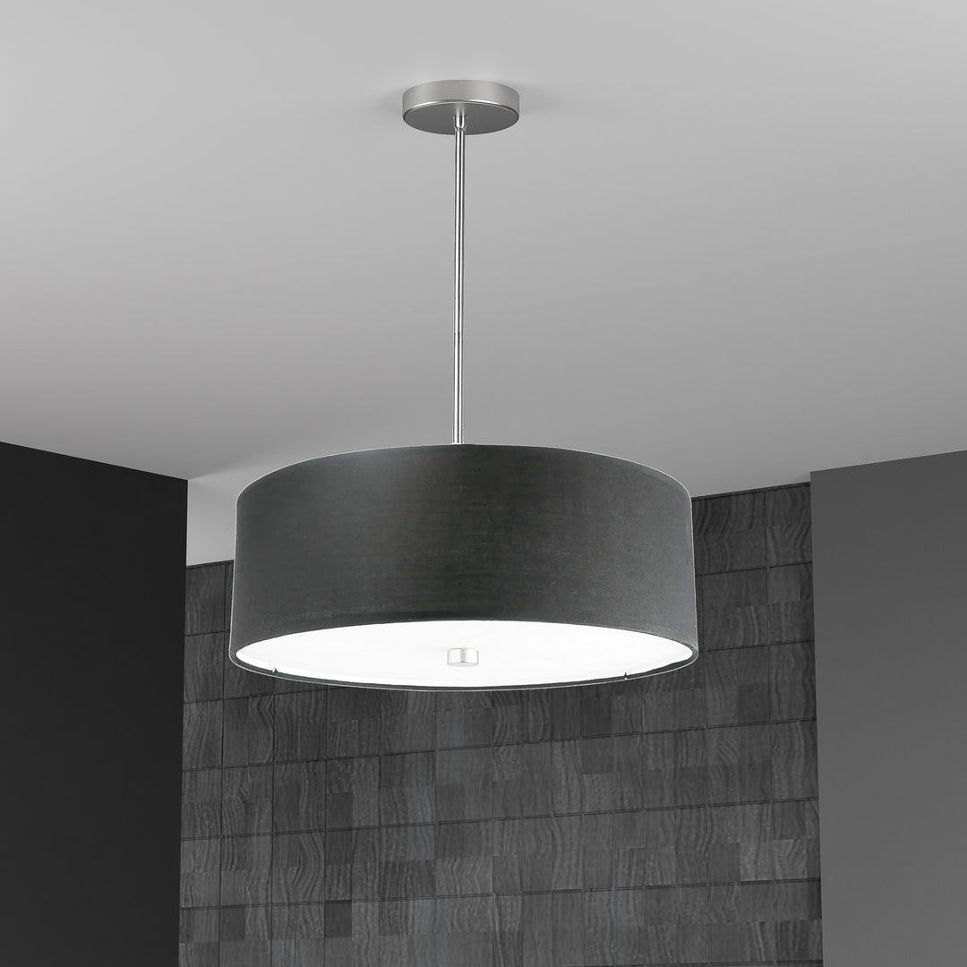 Dainolite Canada - 571-204P-PC-BK - Four Light Pendant - Everly - Black