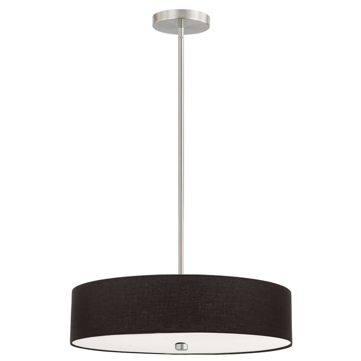 Dainolite Canada - 571-204P-SC-BK - Four Light Pendant - Everly - Black