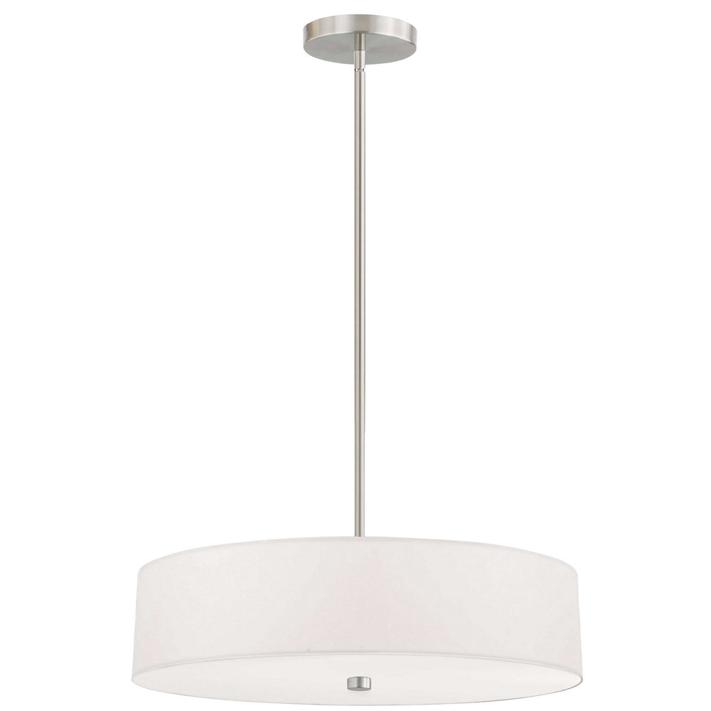 Dainolite Canada - 571-204P-SC-WH - Four Light Pendant - Everly - White