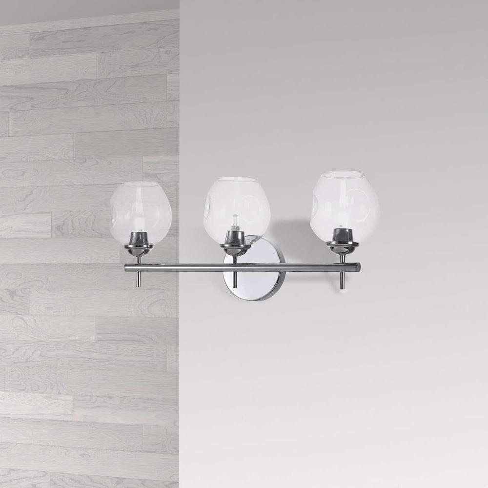 Dainolite Canada - ABI-203W-PC - Three Light Vanity Fixture - Abii - Polished Chrome
