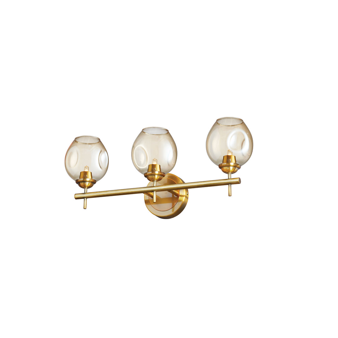 Abii Three Light Vanity Fixture in Vintage Bronze - available from The Lighting Shoppe, trusted by Canadian homeowners