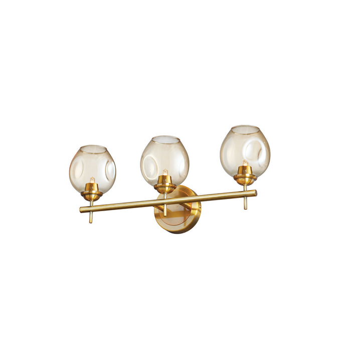 Abii Three Light Vanity Fixture in Vintage Bronze - available from The Lighting Shoppe, trusted by Canadian homeowners