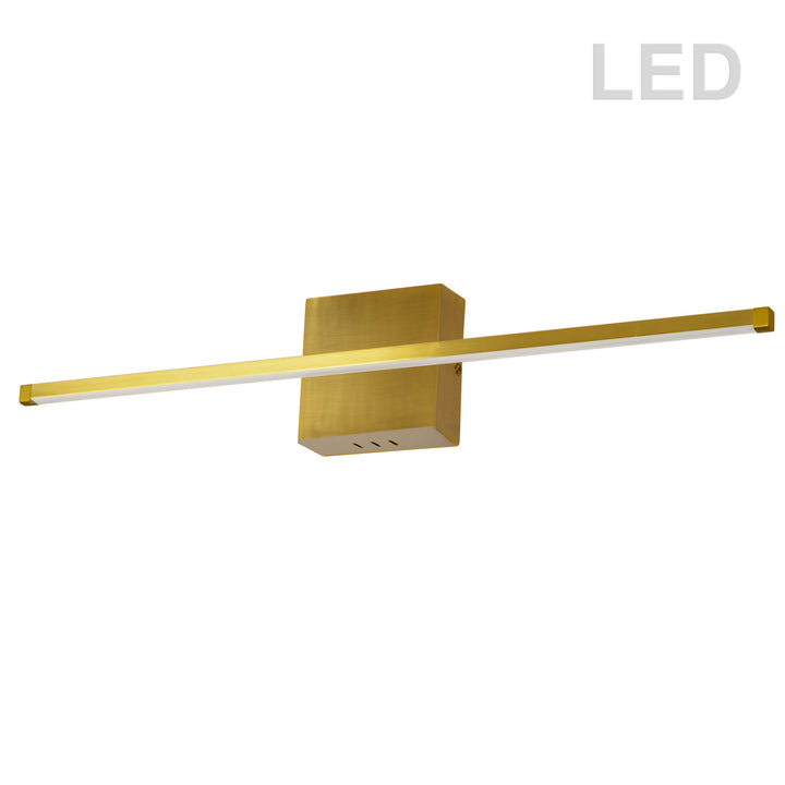 Array LED Wall Sconce in Aged Brass - available from The Lighting Shoppe, trusted by Canadian homeowners
