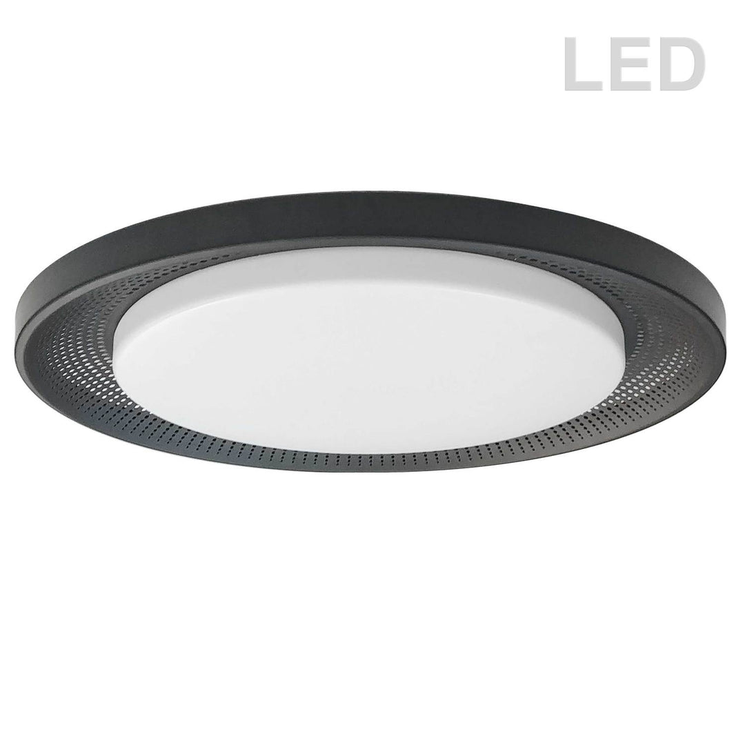 Boullier LED Flush Mount in Black - available from The Lighting Shoppe, trusted by Canadian homeowners