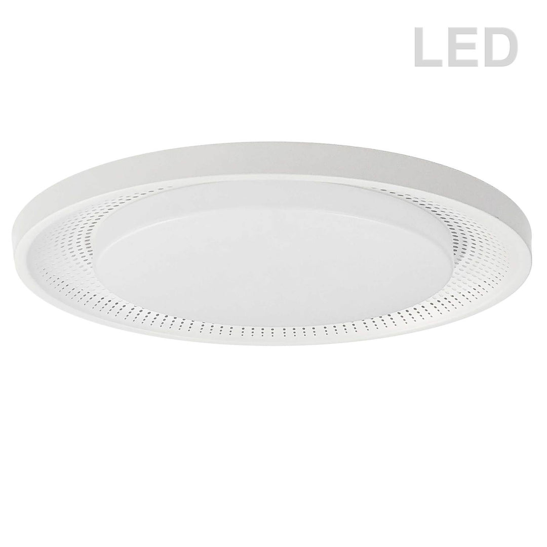 Boullier LED Flush Mount in White - available from The Lighting Shoppe, trusted by Canadian homeowners