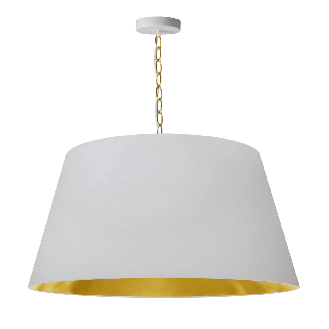 Brynn One Light Pendant in White - available from The Lighting Shoppe, trusted by Canadian homeowners