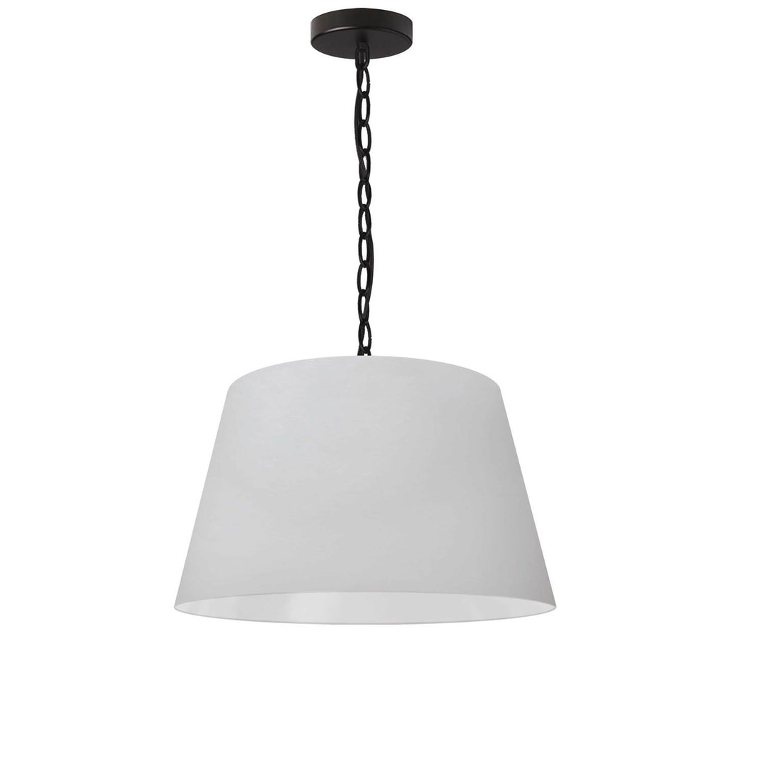 Brynn One Light Pendant in White - available from The Lighting Shoppe, trusted by Canadian homeowners