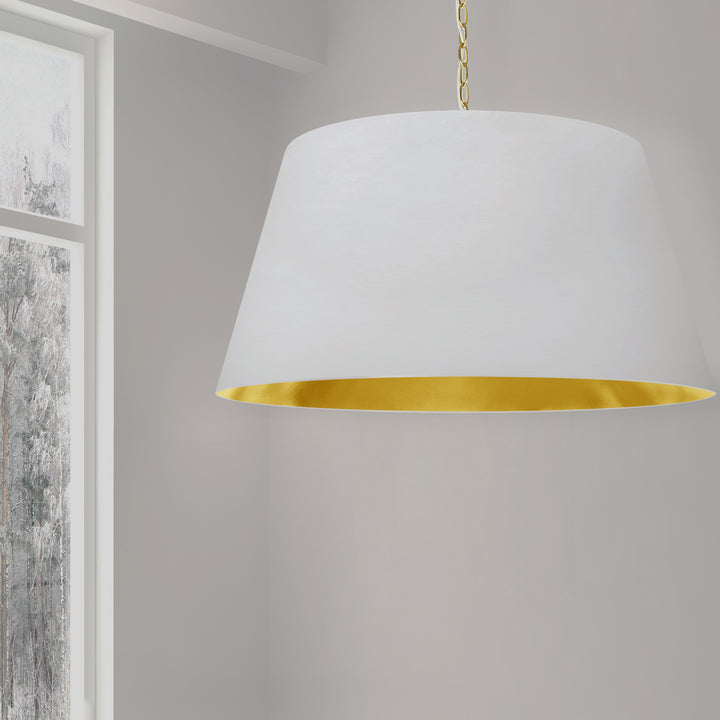 Dainolite Canada - BRY-XL-AGB-692 - One Light Pendant - Brynn - White