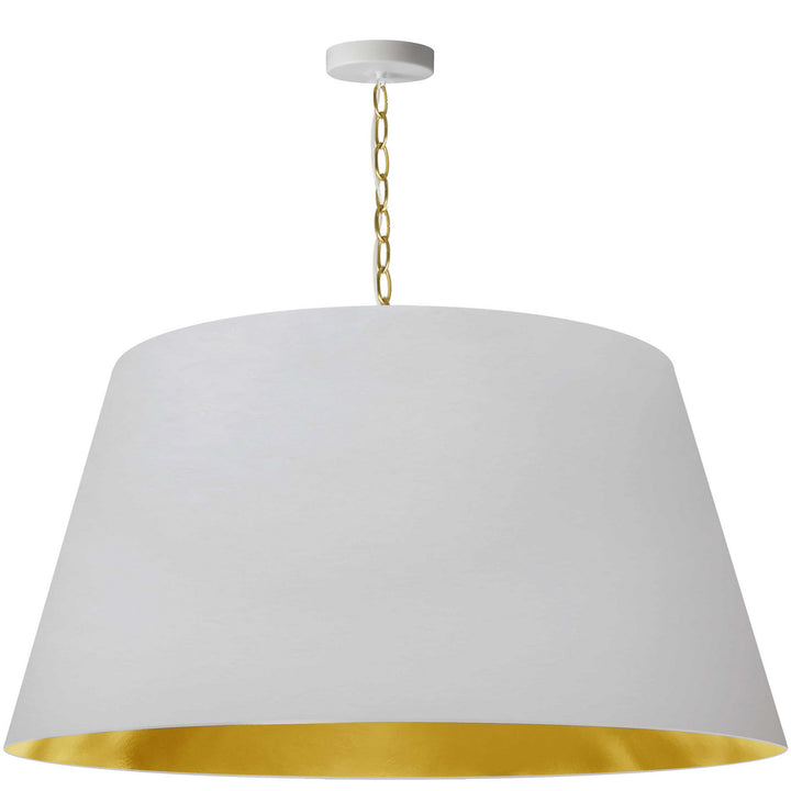 Brynn One Light Pendant in White - available from The Lighting Shoppe, trusted by Canadian homeowners