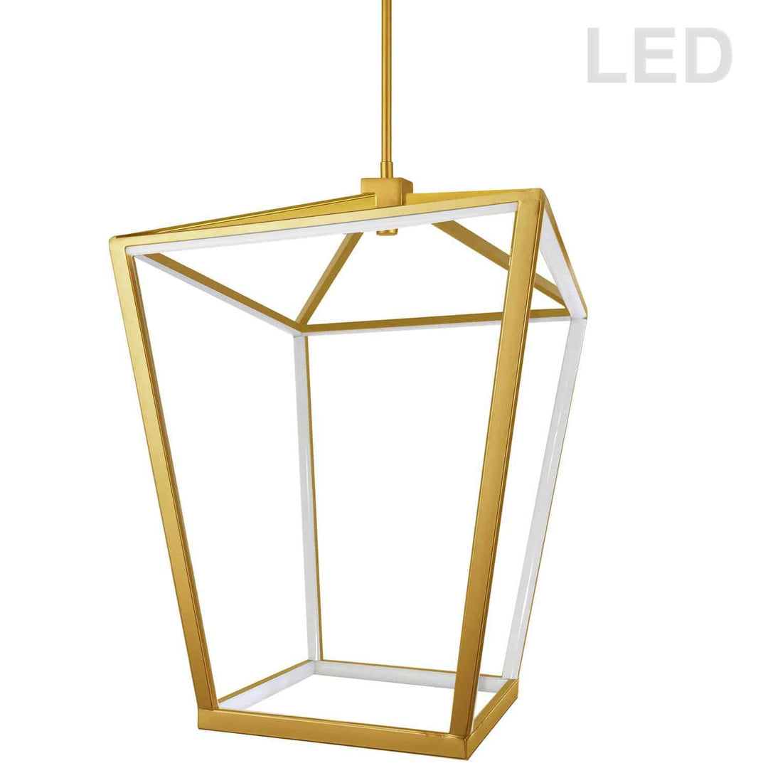 Dainolite Canada - CAG-2664C-AGB - LED Pendant - Cage - Aged Brass
