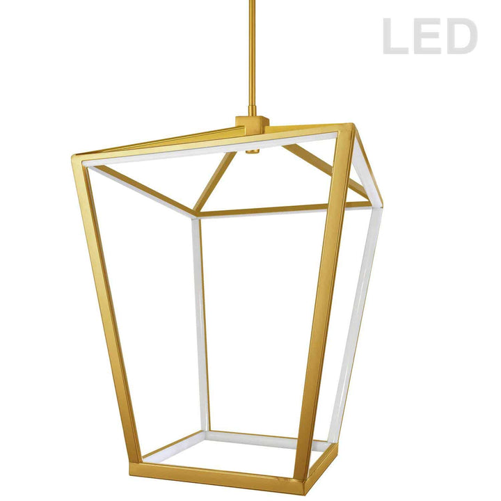 Dainolite Canada - CAG-2664C-AGB - LED Pendant - Cage - Aged Brass