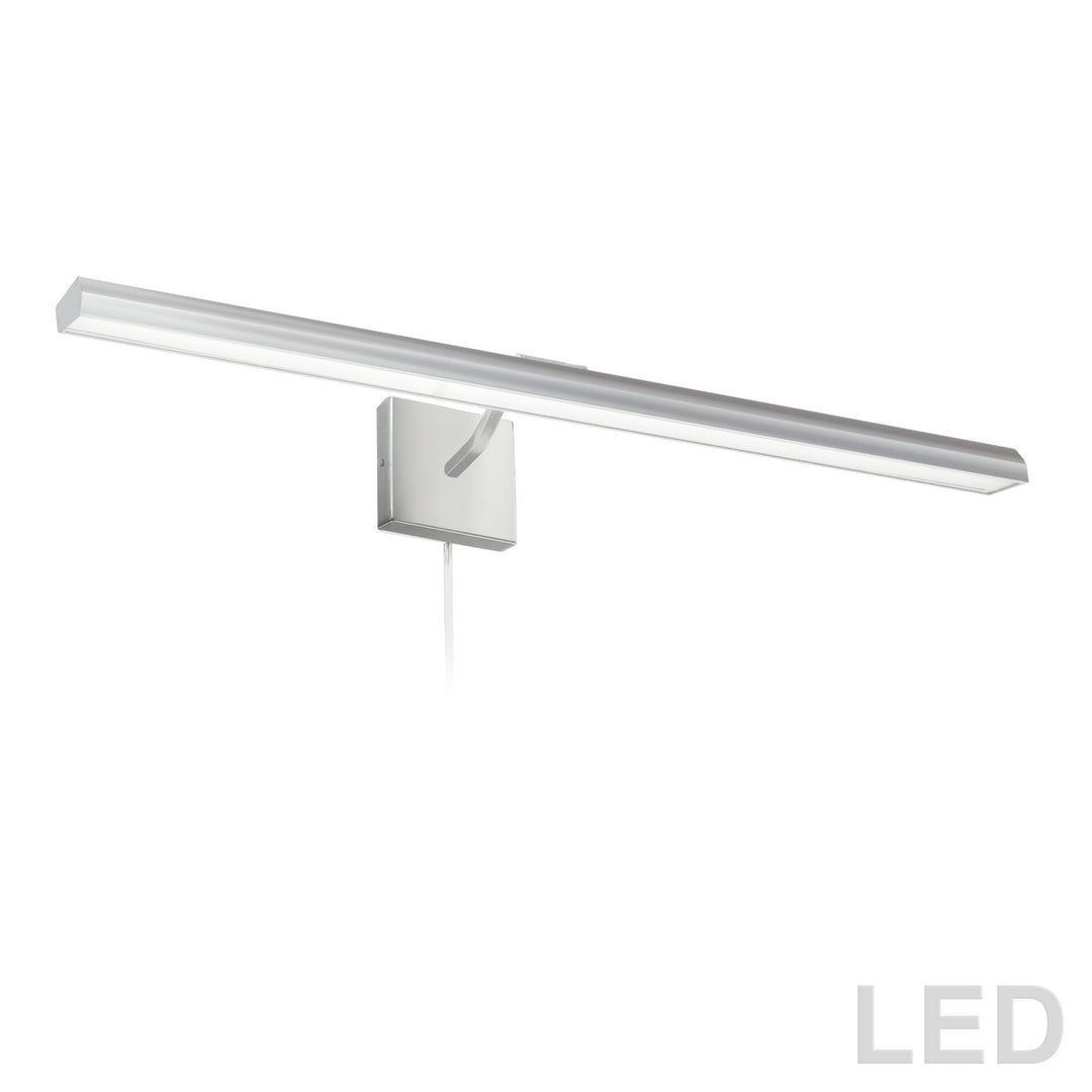 Leonardo LED Picture Light in Satin Chrome - available from The Lighting Shoppe, trusted by Canadian homeowners