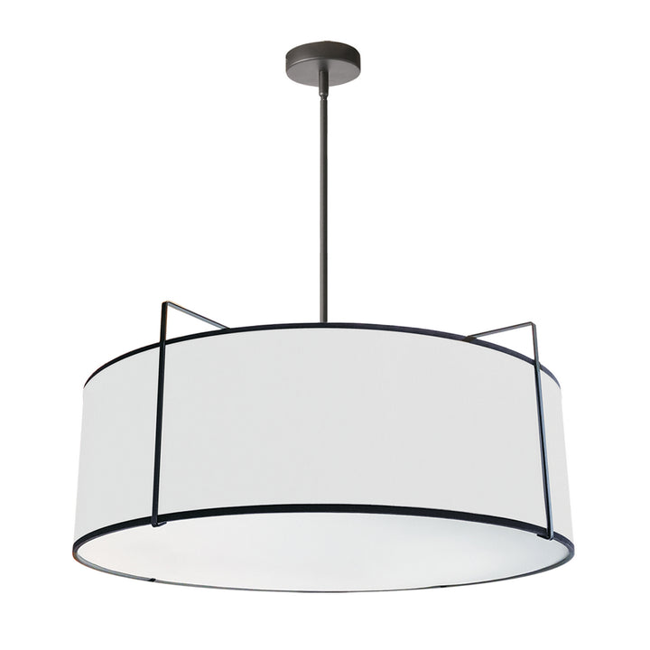 Trapezoid Four Light Pendant in Black - available from The Lighting Shoppe, trusted by Canadian homeowners
