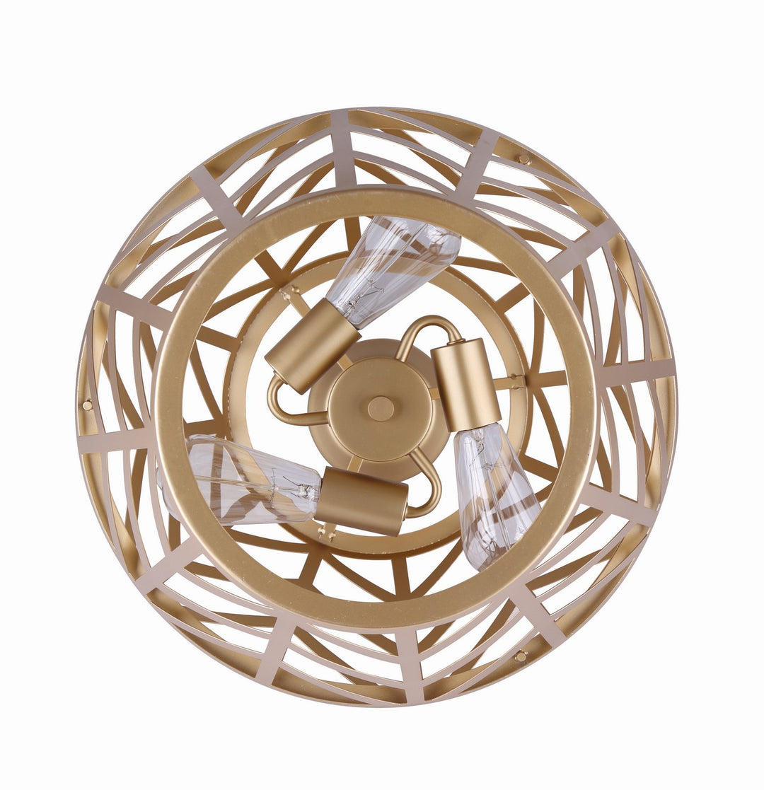 Canarm Canada - ICH635B03PGD17 - Three Light Chandelier - Maud - Painted Gold