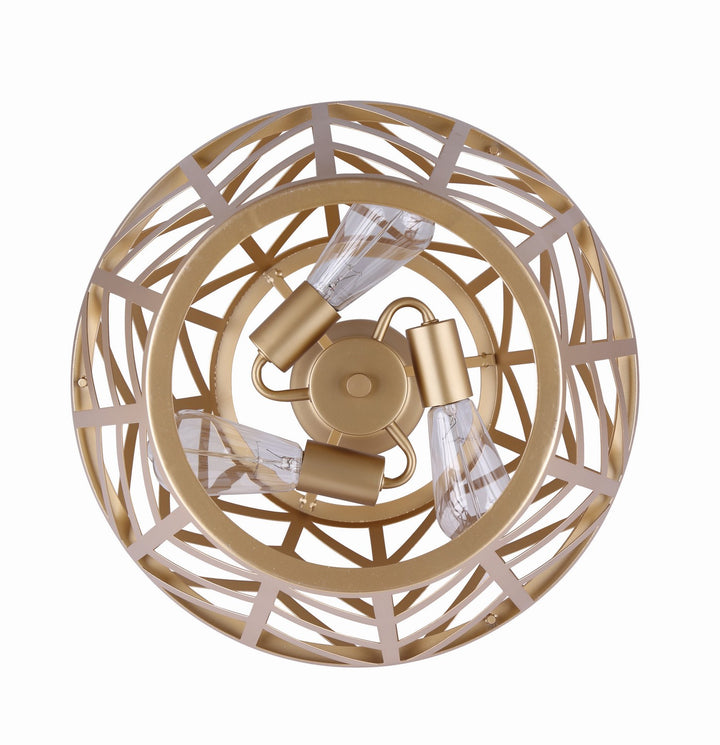 Canarm Canada - ICH635B03PGD17 - Three Light Chandelier - Maud - Painted Gold