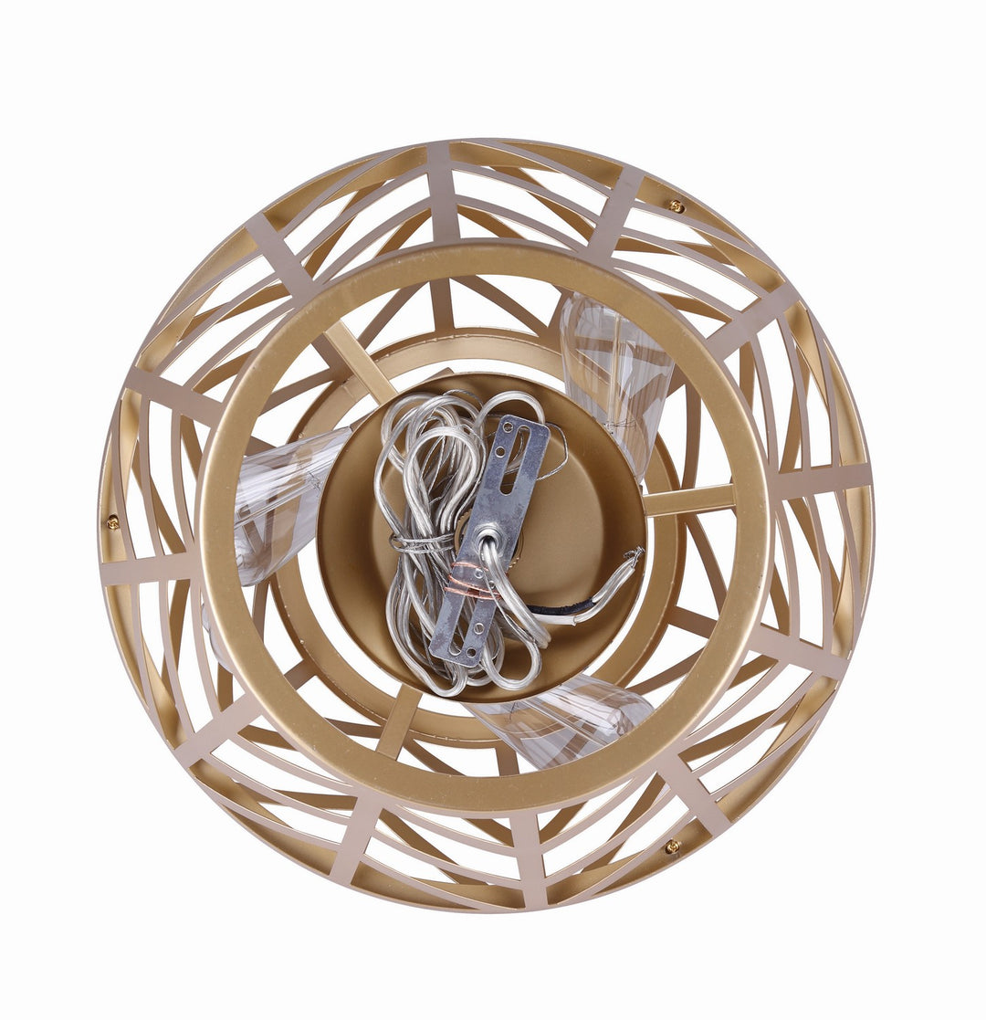 Canarm Canada - ICH635B03PGD17 - Three Light Chandelier - Maud - Painted Gold