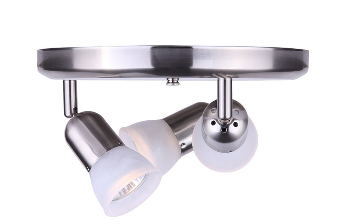 Canarm Canada - ICW356A03BPT10 - One Light Ceiling Mount - James - Brushed Pewter
