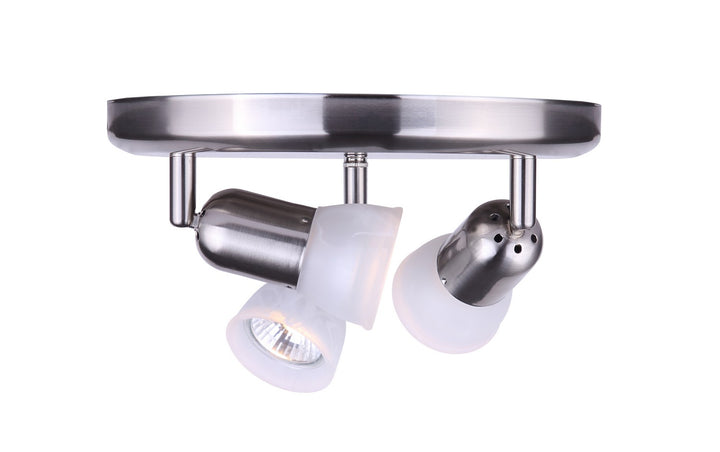 Canarm Canada - ICW356A03BPT10 - One Light Ceiling Mount - James - Brushed Pewter