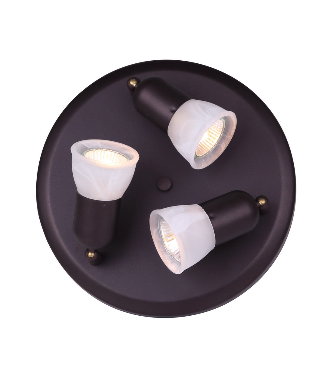Canarm Canada - ICW356A03ORB10 - One Light Ceiling Mount - James - Oil Rubbed Bronze