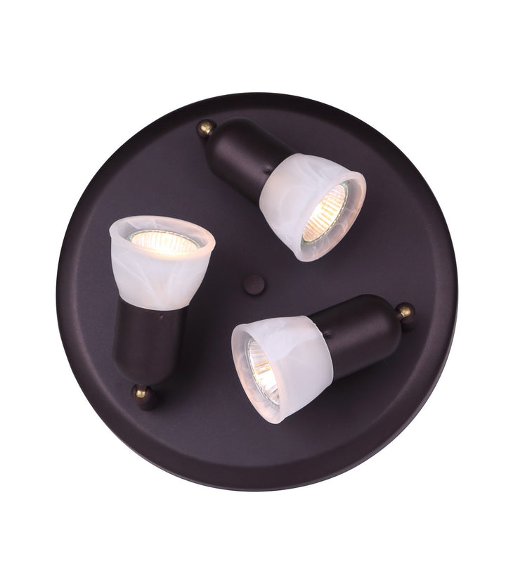 Canarm Canada - ICW356A03ORB10 - One Light Ceiling Mount - James - Oil Rubbed Bronze