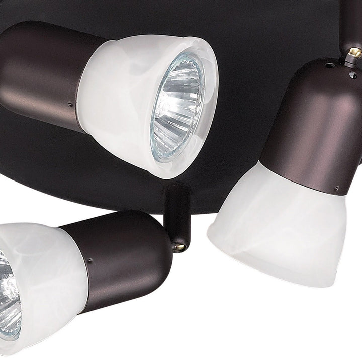 Canarm Canada - ICW356A03ORB10 - One Light Ceiling Mount - James - Oil Rubbed Bronze