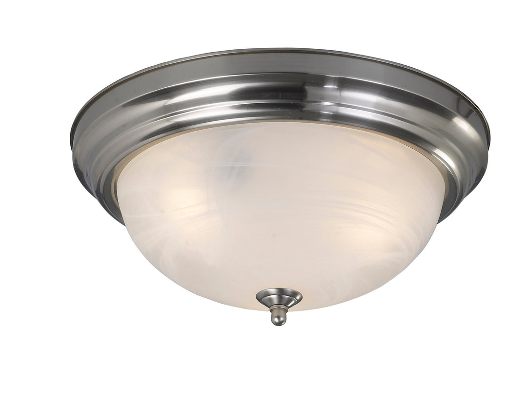 Ifm411Bn Two Light Flush Mount in Brushed Nickel - available from The Lighting Shoppe, trusted by Canadian homeowners