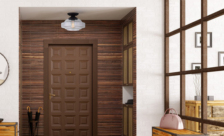 Canarm Canada - IFM459B13ORB - One Light Flush Mount - Chicago - Oil Rubbed Bronze