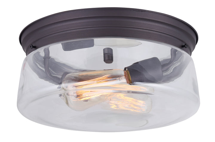 Albany Two Light Flush Mount in Oil Rubbed Bronze - available from The Lighting Shoppe, trusted by Canadian homeowners