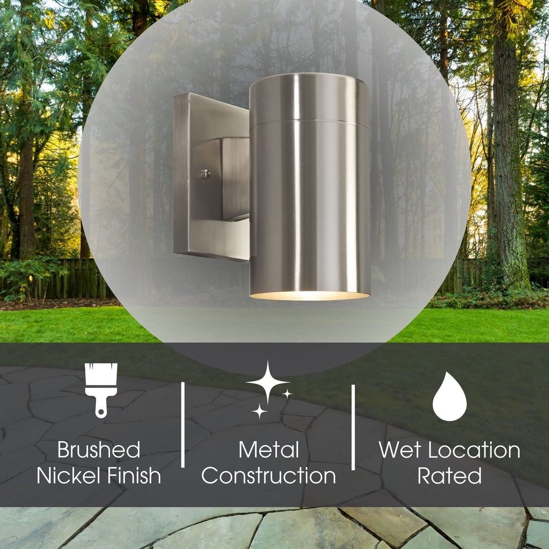 Canarm Canada - IOL211BN - One Light Outdoor Downlight - Night Sky - Brushed Nickel