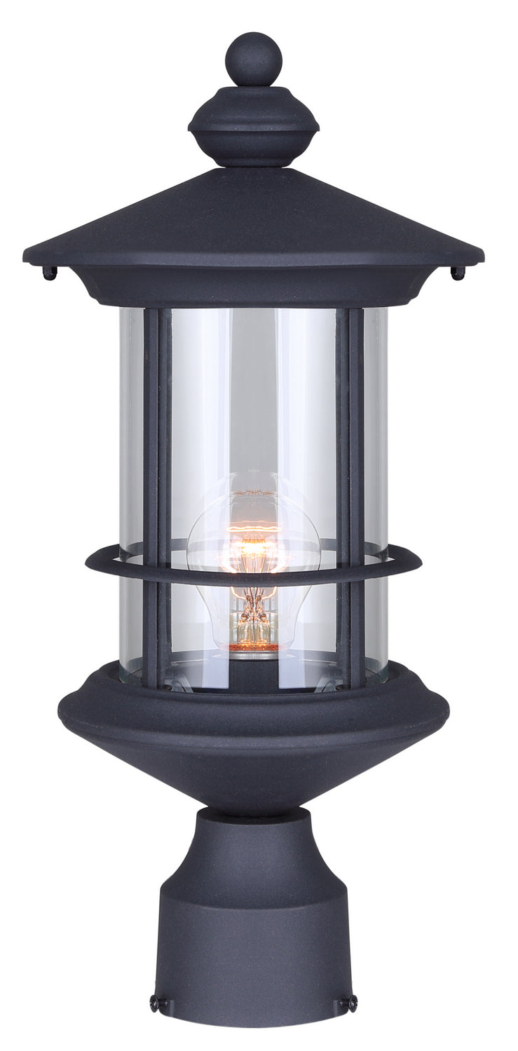 Treehouse One Light Outdoor Lantern in Black - available from The Lighting Shoppe, trusted by Canadian homeowners