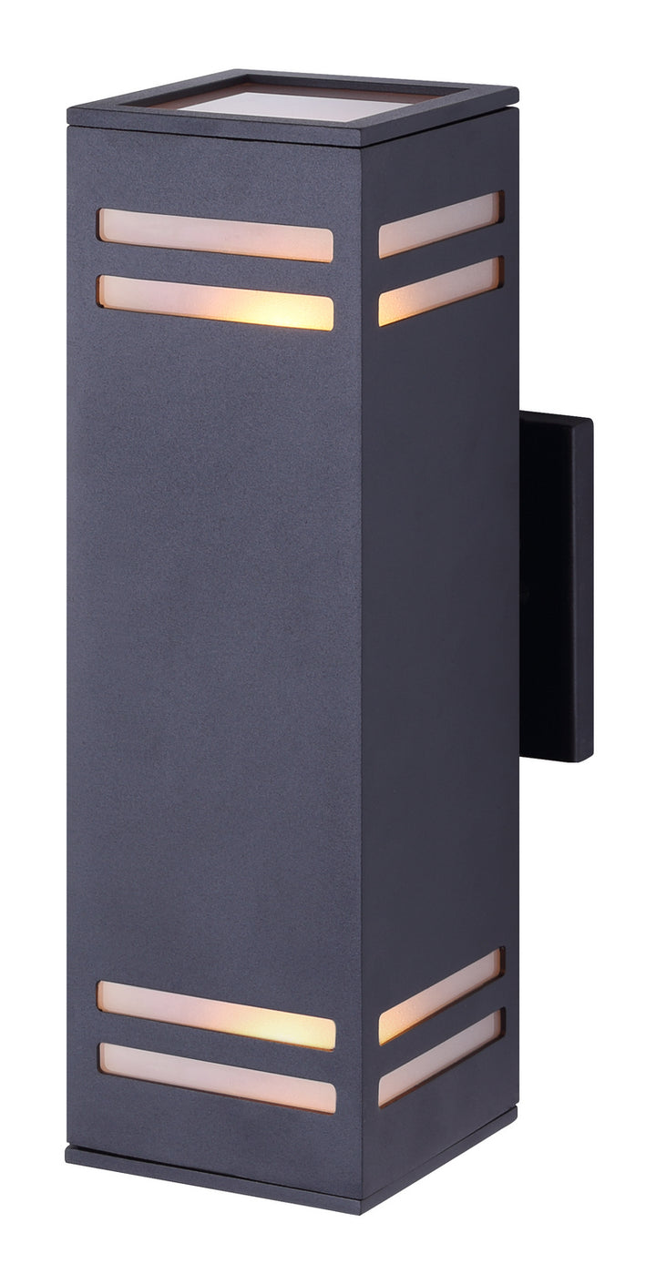 Tay Two Light Outdoor Lantern in Black - available from The Lighting Shoppe, trusted by Canadian homeowners