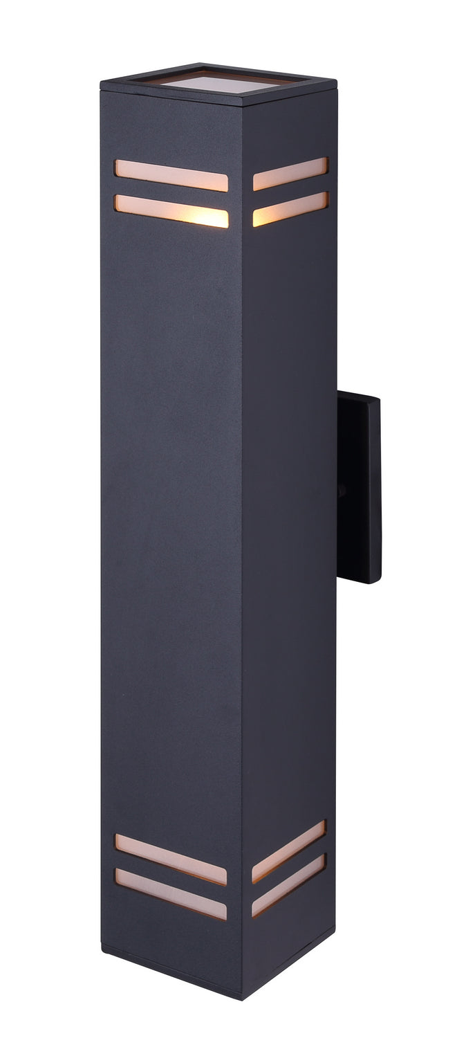 Tay Two Light Outdoor Lantern in Black - available from The Lighting Shoppe, trusted by Canadian homeowners