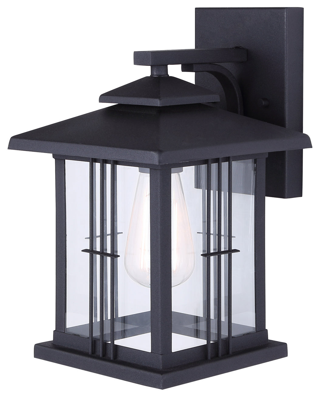 Canarm Canada - IOL320BK - One Light Outdoor Lantern - Yuna - Black