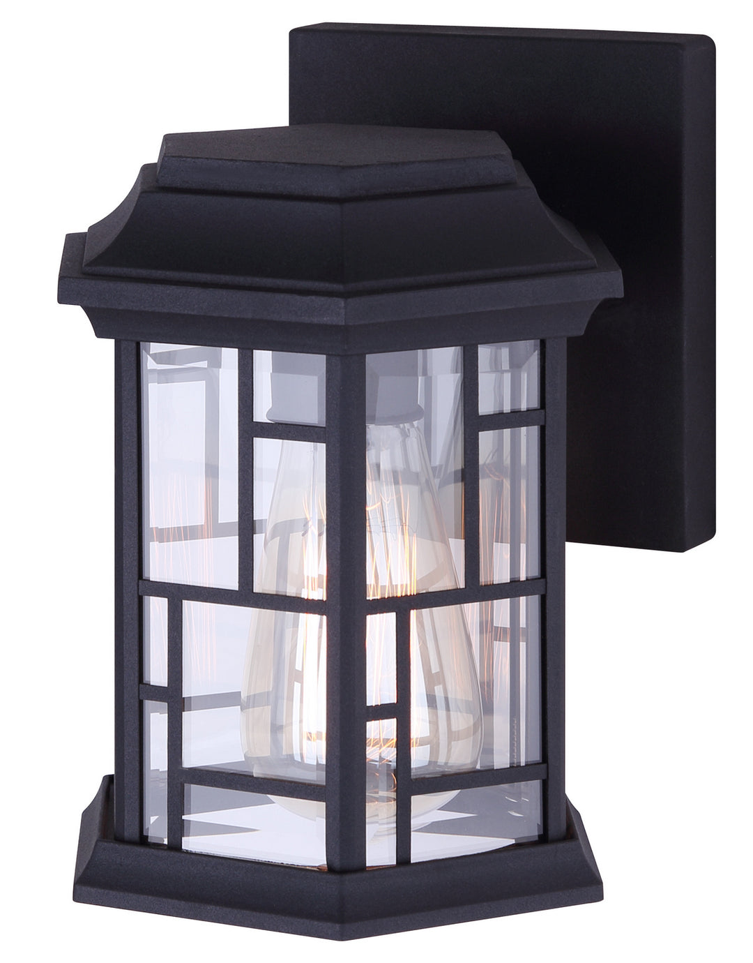 Canarm Canada - IOL352BK - One Light Outdoor Lantern - Chantry - Black