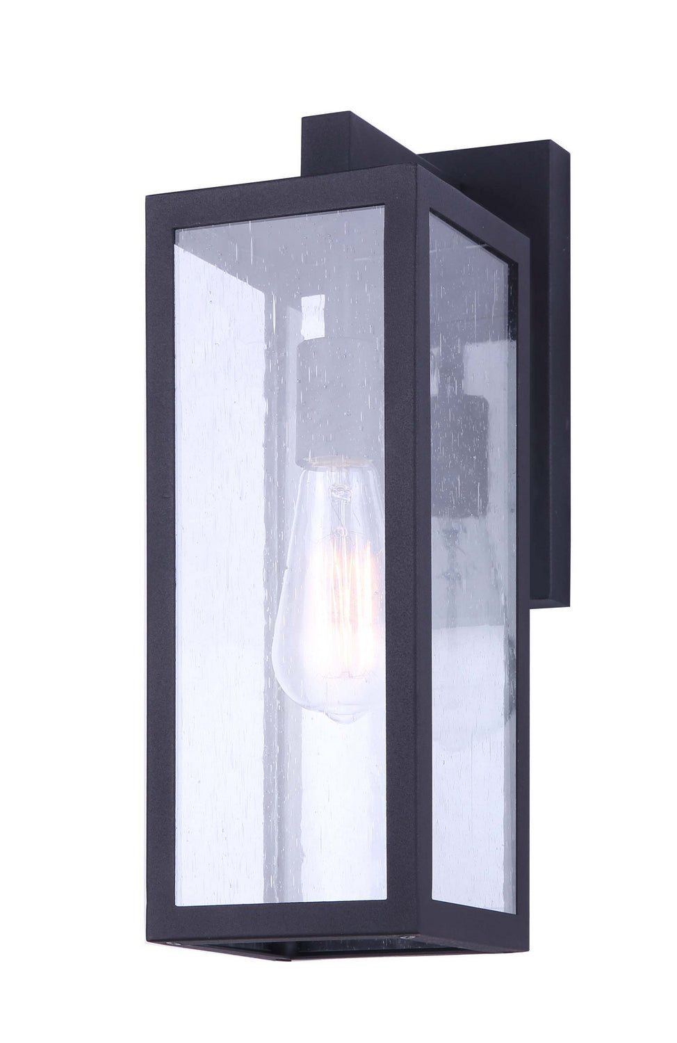 Newport One Light Outdoor Lantern in Black - available from The Lighting Shoppe, trusted by Canadian homeowners