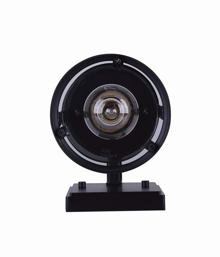 Canarm Canada - IOL457BKR - One Light Outdoor Lantern - Delano - Matte Black And Rope