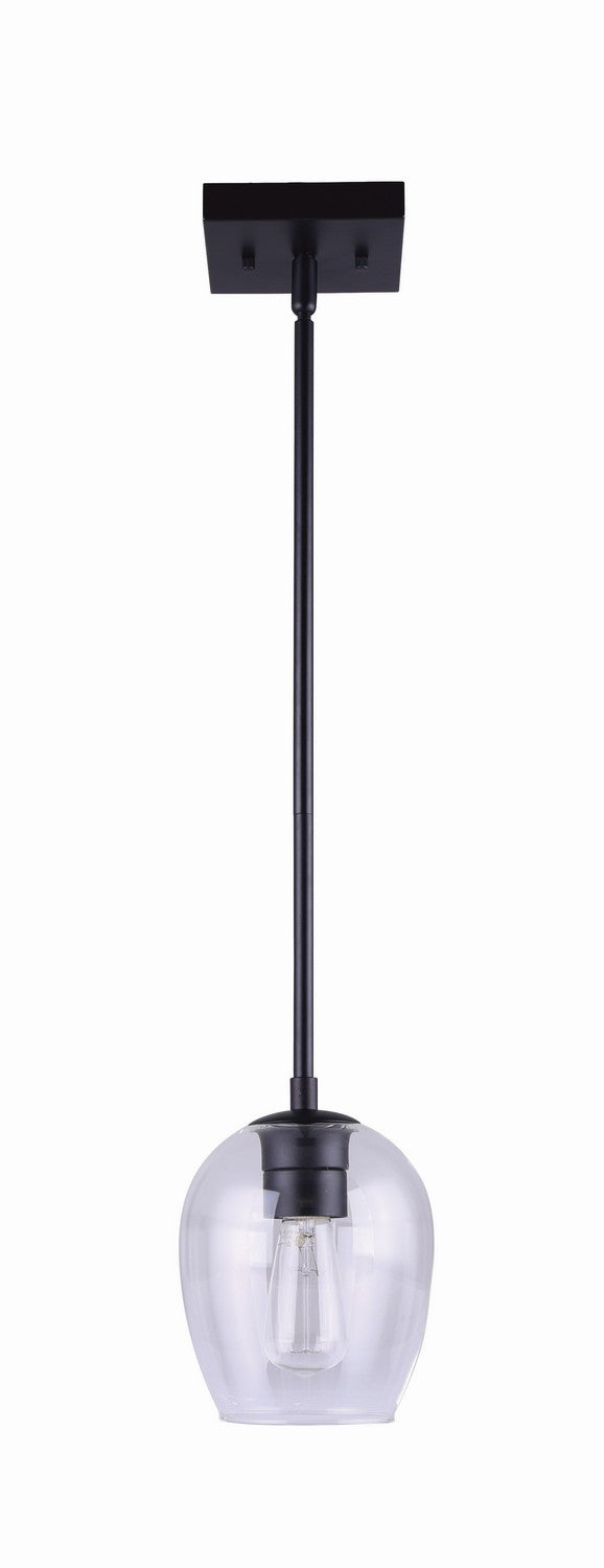 Canarm Canada - IPL1019A01BK - One Light Pendant - Cain - Black
