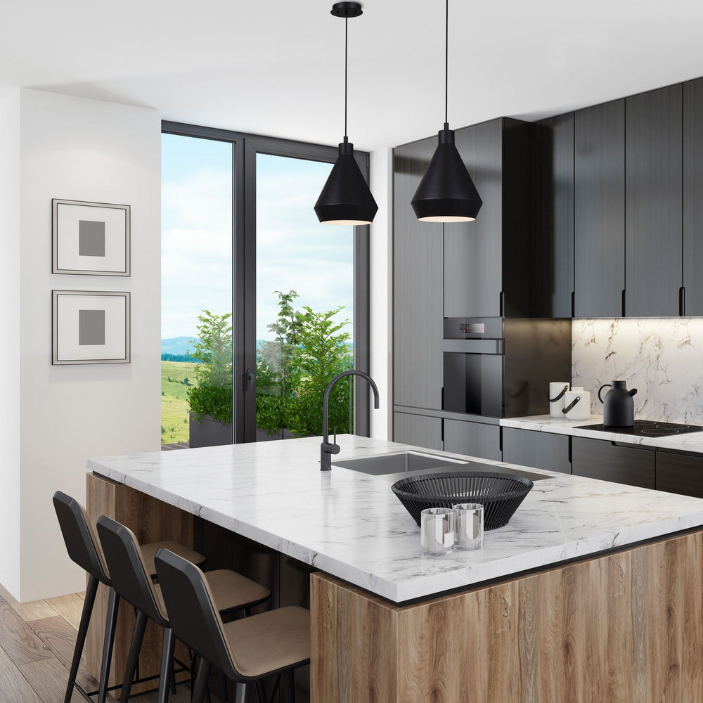 Canarm Canada - IPL1020A01BK - One Light Pendant - Byck - Black