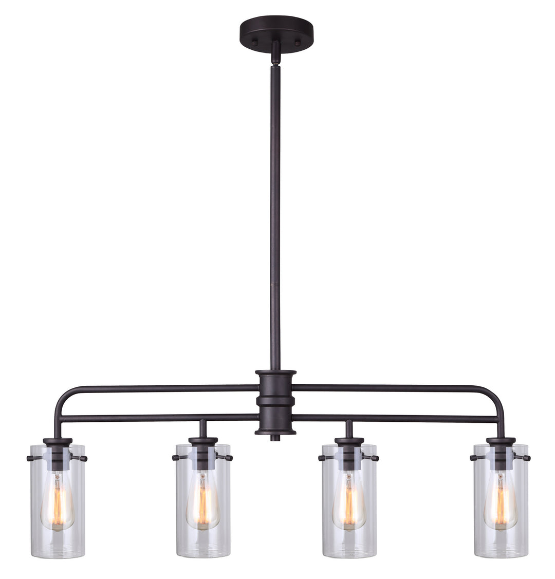 Albany Four Light Pendant in Oil Rubbed Bronze - available from The Lighting Shoppe, trusted by Canadian homeowners