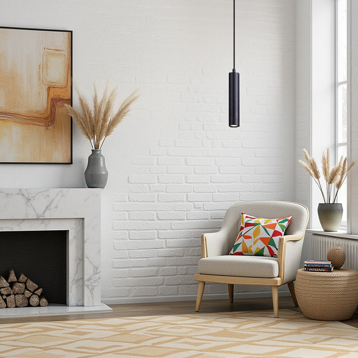 Canarm Canada - IPL764A01BK10 - One Light Pendant - Carver - Black