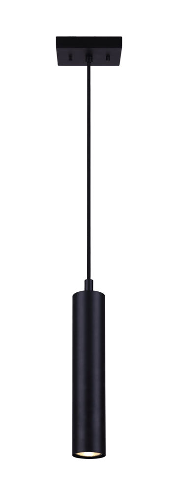 Carver One Light Pendant in Black - available from The Lighting Shoppe, trusted by Canadian homeowners