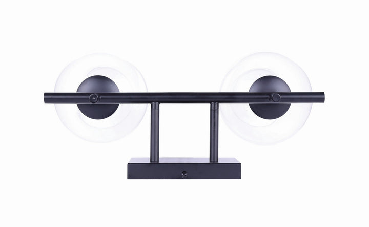 Canarm Canada - IVL1019A02BK - Two Light Vanity - Cain - Black